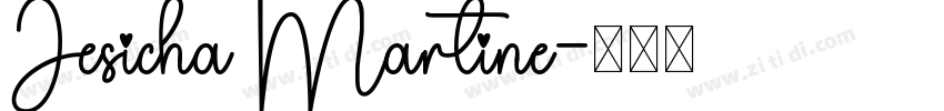 Jesicha Martine字体转换